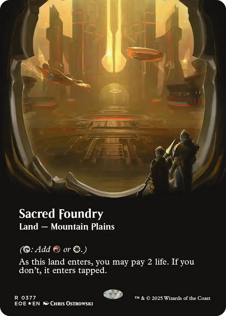 Sacred Foundry - Borderless - Extended Art - Galaxy Foil [EOE-377]