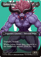 Vincent Valentine // Galian Beast - Borderless - Surge Foil - Full Art [FIN-528]