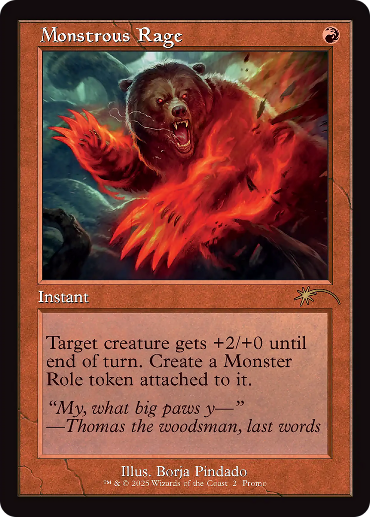 Monstrous Rage - Promo [PW25-9]