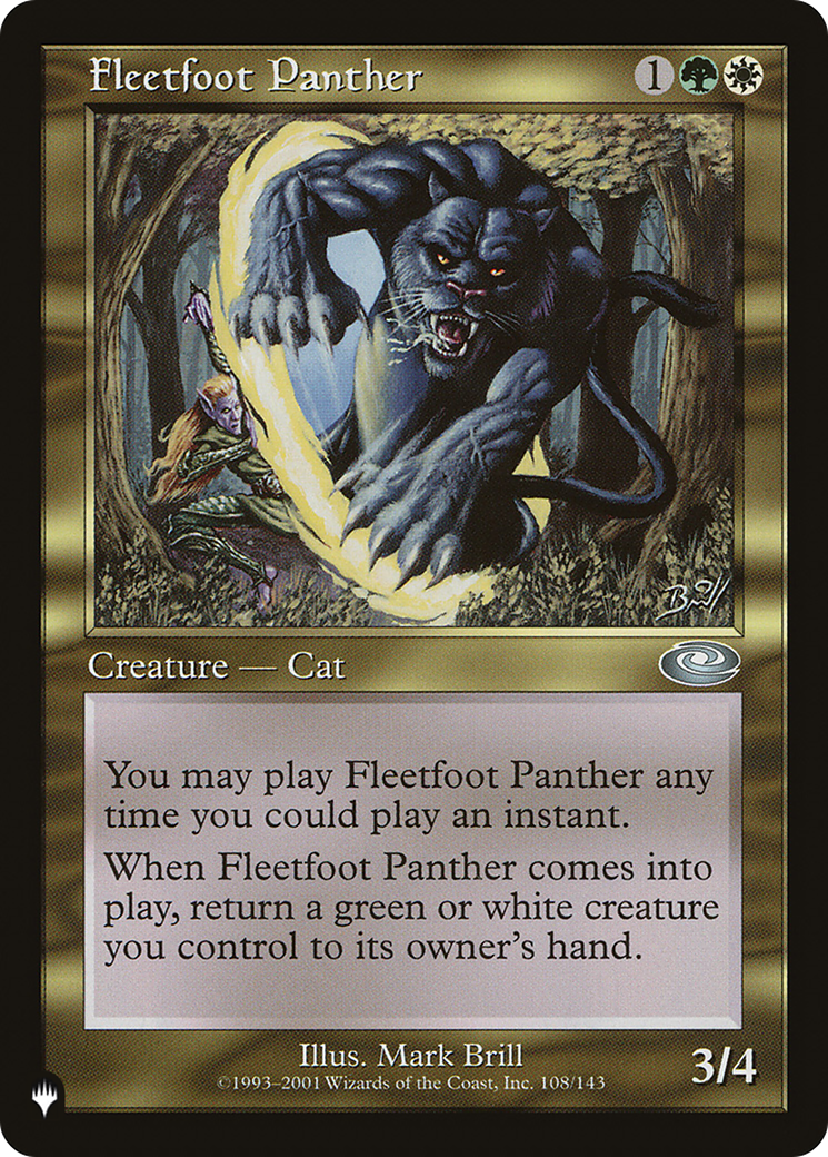 Fleetfoot Panther [PLST-PLS-108]