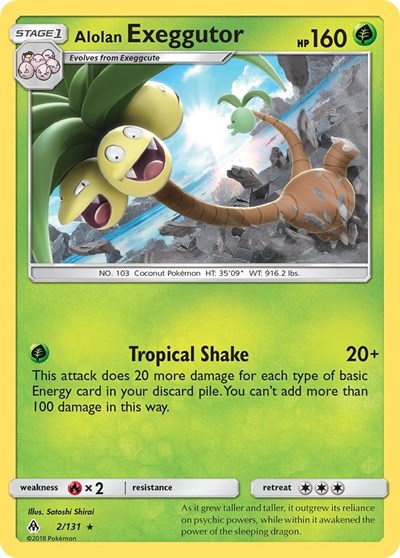 Alolan Exeggutor - 2/131 (Rare) [FLI-2-R]