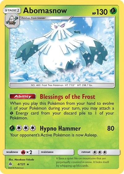 Abomasnow - 4/131 (Rare) [FLI-4-R]