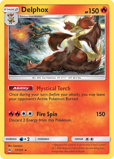 Delphox - 17/131 (Holo Rare) [FLI-17-HR]