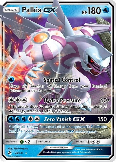 Palkia GX - 20/131 (Ultra Rare) [FLI-20-UR]