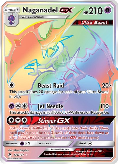 Naganadel GX - 134/131 (Secret Rare) [FLI-134-SR]