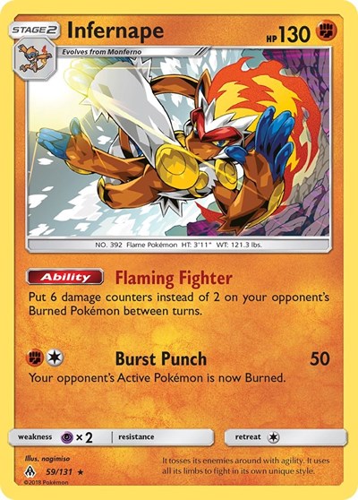 Infernape - 59/131 (Holo Rare) [FLI-59-HR]