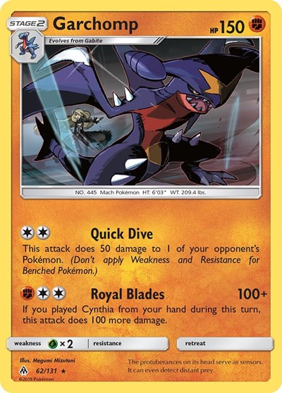 Garchomp - 62/131 (Holo Rare) [FLI-62-HR]