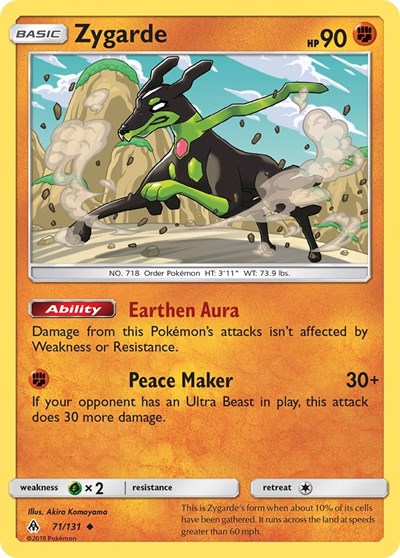 Zygarde - 71/131 (Uncommon) [FLI-71-U]