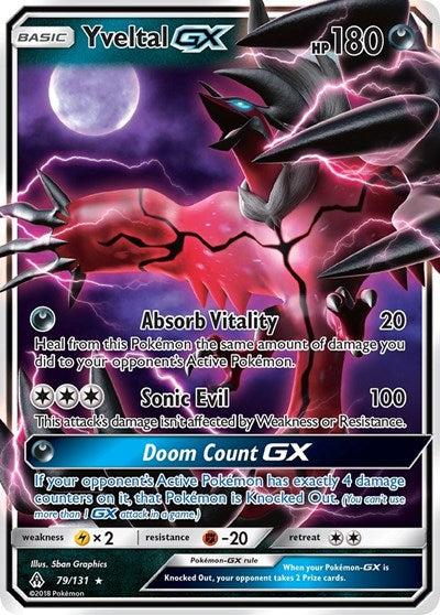 Yveltal GX - 79/131 (Ultra Rare) [FLI-79-UR]