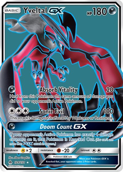 Yveltal GX - 124/131 (Ultra Rare) [FLI-124-UR]