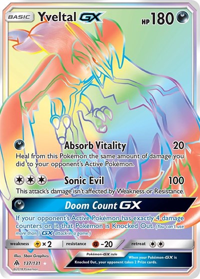 Yveltal GX - 137/131 (Secret Rare) [FLI-137-SR]