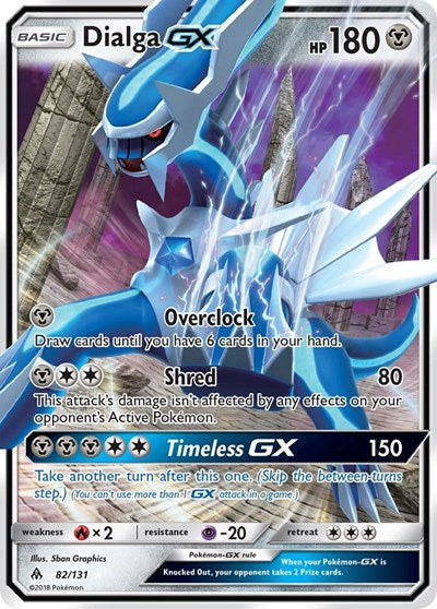 Dialga GX - 82/131 (Ultra Rare) [FLI-82-UR]