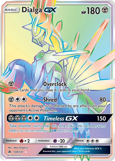 Dialga GX - 138/131 (Secret Rare) [FLI-138-SR]