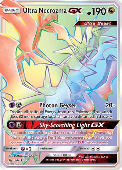 Ultra Necrozma GX - 140/131 (Secret Rare) [FLI-140-SR]