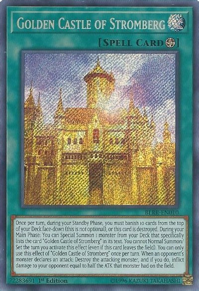 Golden Castle of Stromberg (Secret Rare) [BLRR-EN010-SeR]