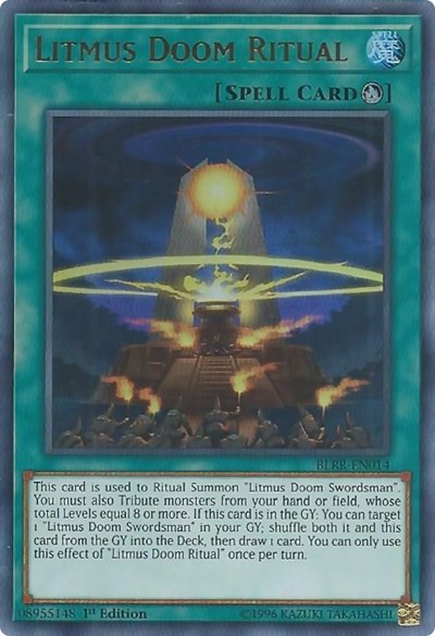 Litmus Doom Ritual (Ultra Rare) [BLRR-EN014-UR]