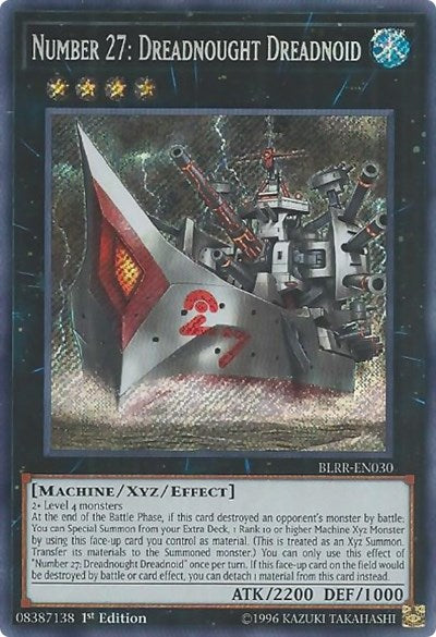 Number 27: Dreadnought Dreadnoid (Secret Rare) [BLRR-EN030-SeR]