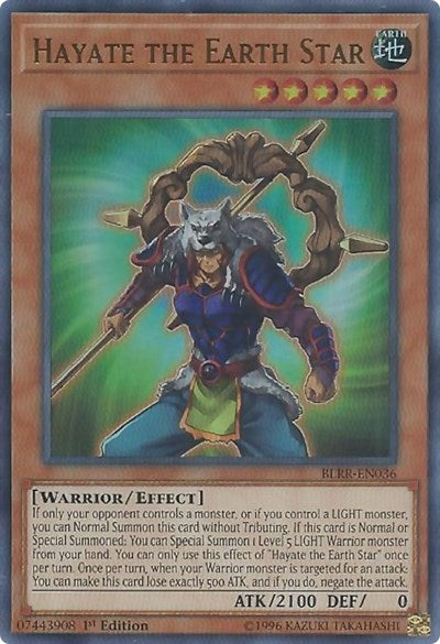 Hayate the Earth Star (Ultra Rare) [BLRR-EN036-UR]