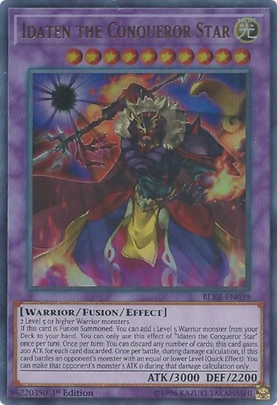 Idaten the Conqueror Star (Ultra Rare) [BLRR-EN039-UR]