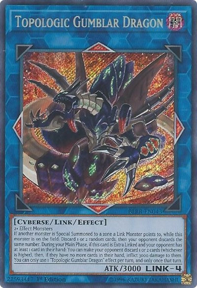 Topologic Gumblar Dragon (Secret Rare) [BLRR-EN043-SeR]