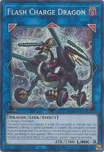 Flash Charge Dragon (Secret Rare) [BLRR-EN045-SeR]