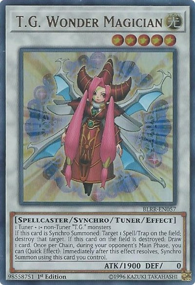 T.G. Wonder Magician (Ultra Rare) [BLRR-EN057-UR]