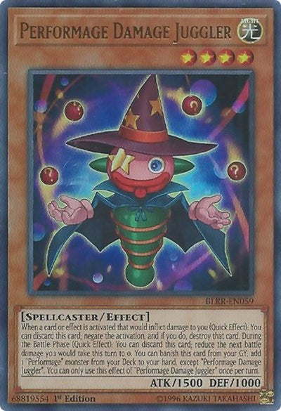 Performage Damage Juggler (Ultra Rare) [BLRR-EN059-UR]