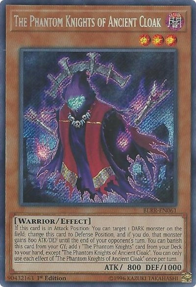 The Phantom Knights of Ancient Cloak (Secret Rare) [BLRR-EN061-SeR]