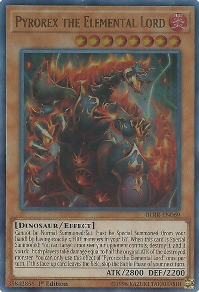 Pyrorex the Elemental Lord (Ultra Rare) [BLRR-EN069-UR]