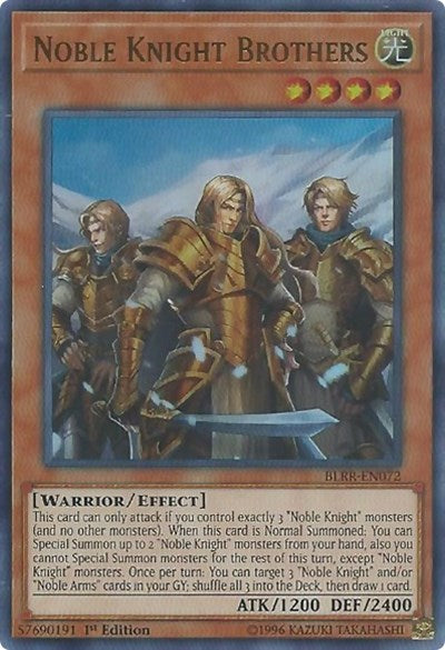 Noble Knight Brothers (Ultra Rare) [BLRR-EN072-UR]