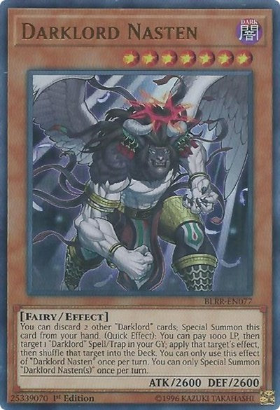 Darklord Nasten (Ultra Rare) [BLRR-EN077-UR]