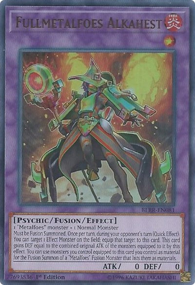 Fullmetalfoes Alkahest (Ultra Rare) [BLRR-EN081-UR]
