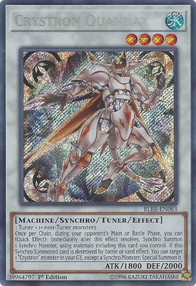 Crystron Quandax (Secret Rare) [BLRR-EN083-SeR]