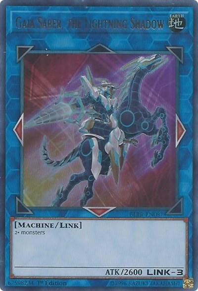 Gaia Saber, the Lightning Shadow (Ultra Rare) [BLRR-EN087-UR]