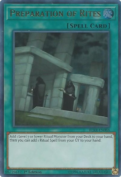 Preparation of Rites (Ultra Rare) [BLRR-EN088-UR]