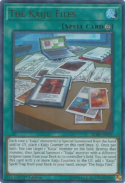 The Kaiju Files (Ultra Rare) [BLRR-EN091-UR]