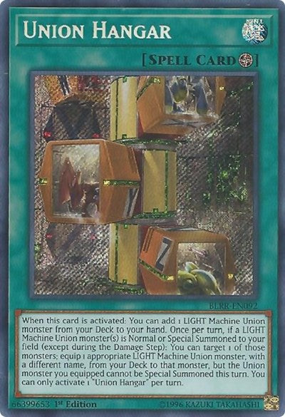 Union Hangar (Secret Rare) [BLRR-EN092-SeR]