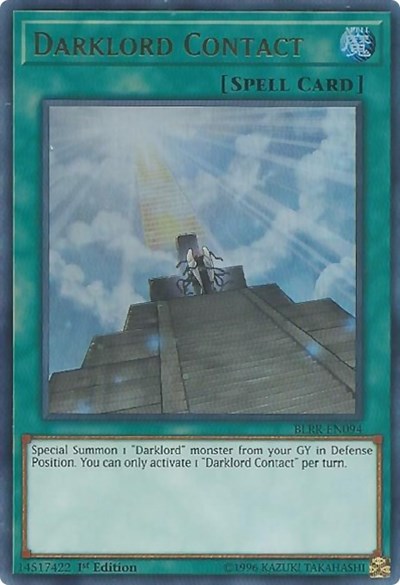 Darklord Contact (Ultra Rare) [BLRR-EN094-UR]