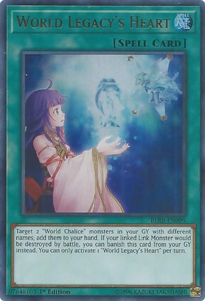 World Legacy's Heart (Ultra Rare) [BLRR-EN099-UR]