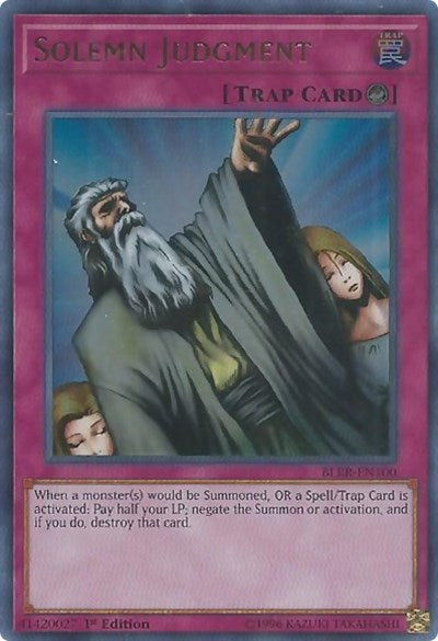 Solemn Judgment (Ultra Rare) [BLRR-EN100-UR]