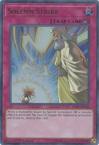 Solemn Strike (Ultra Rare) [BLRR-EN102-UR]