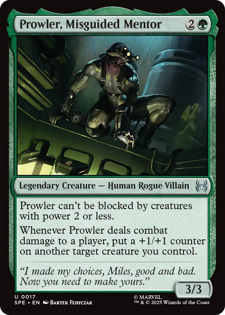 Prowler, Misguided Mentor [SPE-17]