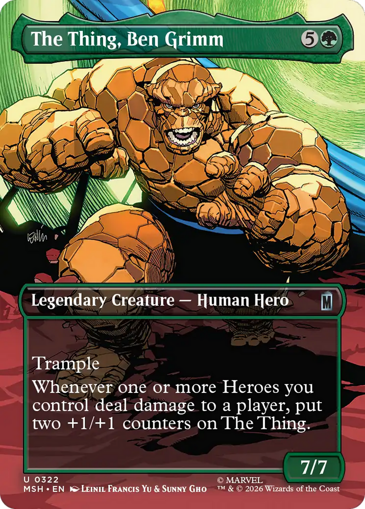The Thing, Ben Grimm - Borderless [MSH-322]