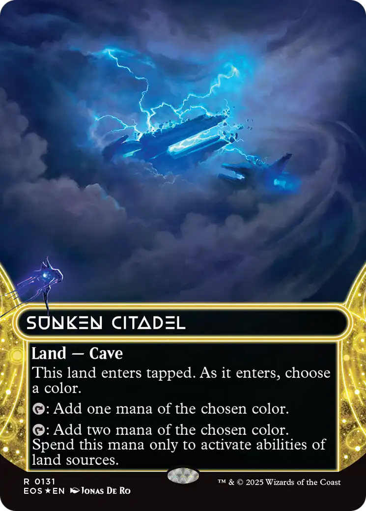 Sunken Citadel - Borderless - Galaxy Foil - Full Art [EOS-131]