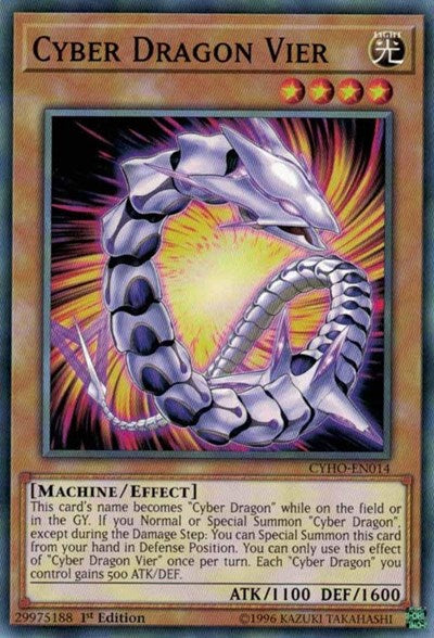Cyber Dragon Vier (Common) [CYHO-EN014-C]