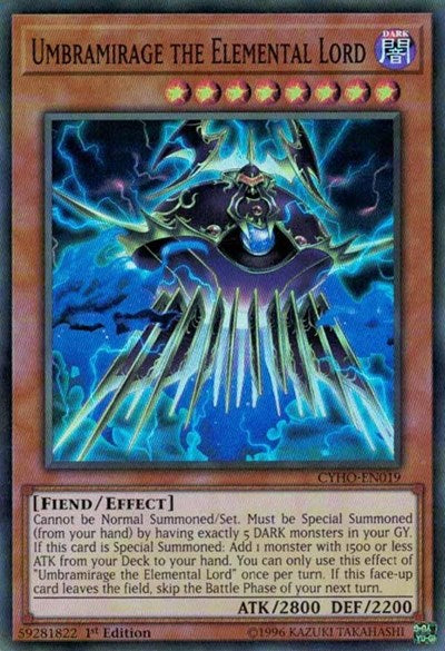 Umbramirage the Elemental Lord (Super Rare) [CYHO-EN019-SuR]
