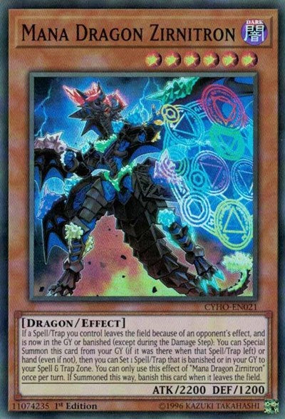Mana Dragon Zirnitron (Super Rare) [CYHO-EN021-SuR]