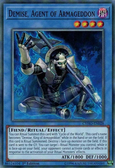 Demise, Agent of Armageddon (Common) [CYHO-EN028-C]