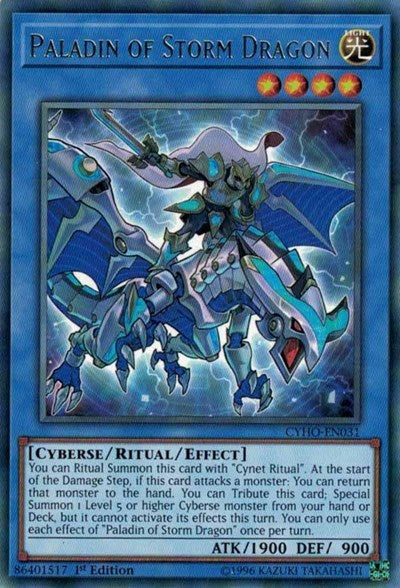 Paladin of Storm Dragon (Rare) [CYHO-EN031-R]