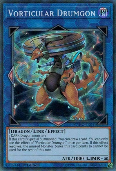 Vorticular Drumgon (Super Rare) [CYHO-EN041-SuR]